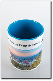 Krimi-Minnies Ermittlungstasse blau