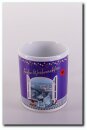 Krimi-Minnies Weihnachtstasse wei&szlig;